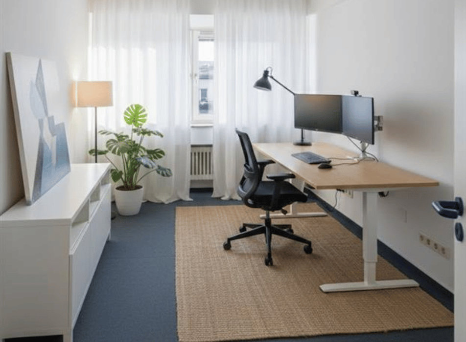 Kleines Büro einrichten